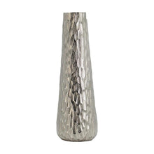 Load image into Gallery viewer, Carved Geometric Table Vase - Silver
