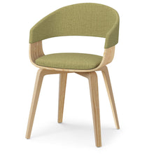 Load image into Gallery viewer, Neon Solid Wood Dining Parsons Chair - Green / Brown
