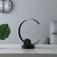 Load image into Gallery viewer, Contempo Shape LED With USB Desk or Table Lamp - Black
