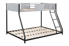 Load image into Gallery viewer, Metal Twin over Full Bunk Bed/ Heavy-duty Sturdy Metal/ Noise Reduced/ Safety Vent Board Guardrail/ CPC Certified/ No Box Spring Needed
