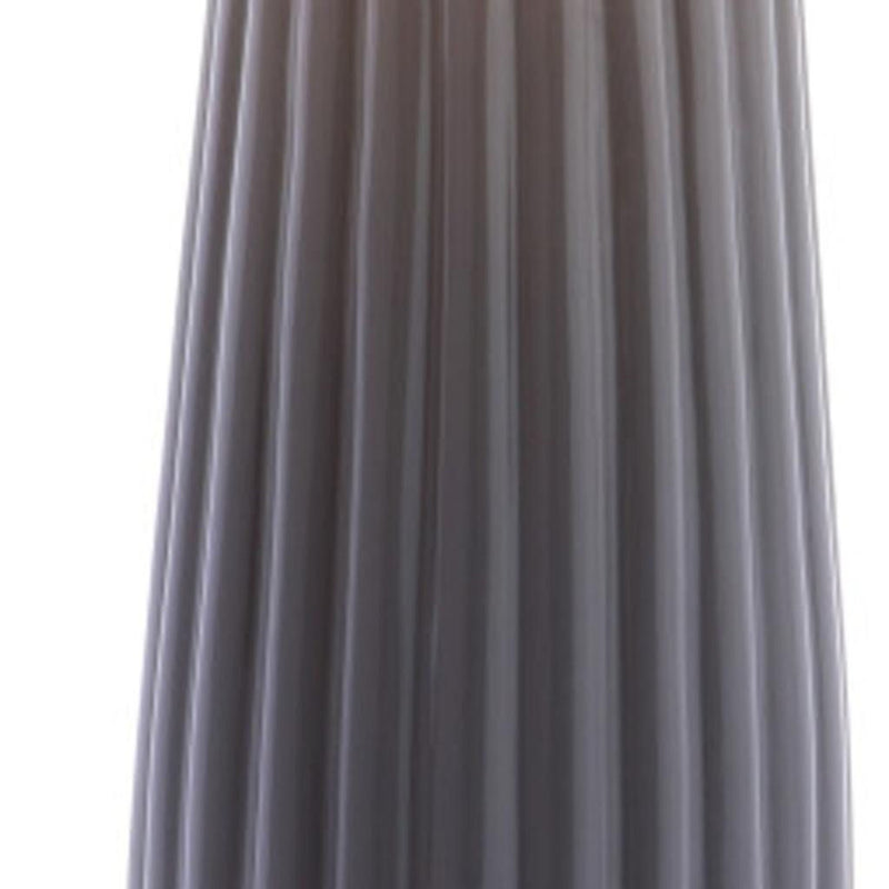 29" Table Lamp With Drum Shade - Gray