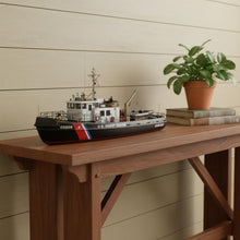 Load image into Gallery viewer, Hand Painted Model Boat (624540) - Black / White

