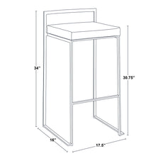 Load image into Gallery viewer, Fuji - Contemporary / Glam &amp; Quality Construction Barstool
