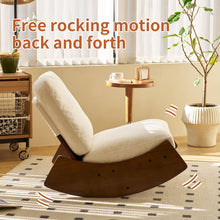 Load image into Gallery viewer, Comfortable High-Quality Upholstery Glider Rocking Chair
