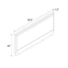 Load image into Gallery viewer, Minimalist Upholstered Headboard
