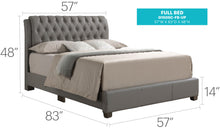 Load image into Gallery viewer, Tufted Upholstered Bed
