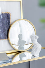 Load image into Gallery viewer, Round Mirror, Circle Mirror With Iron Frame For Living Room Bedroom Vanity Entryway Hallway
