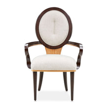 Load image into Gallery viewer, Camellia Field - Dining Arm Chair (Set of 2) - Linen / Warm Pecan
