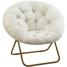 Load image into Gallery viewer, Tufted Lounge Chair - Brown / Beige
