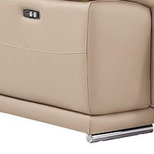 Load image into Gallery viewer, Leather Modular L Shaped Six Piece Corner Sectional With Console - Beige
