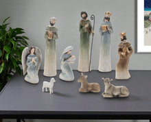 Load image into Gallery viewer, Poly Figurine (Set of 9) - Beige / Gold
