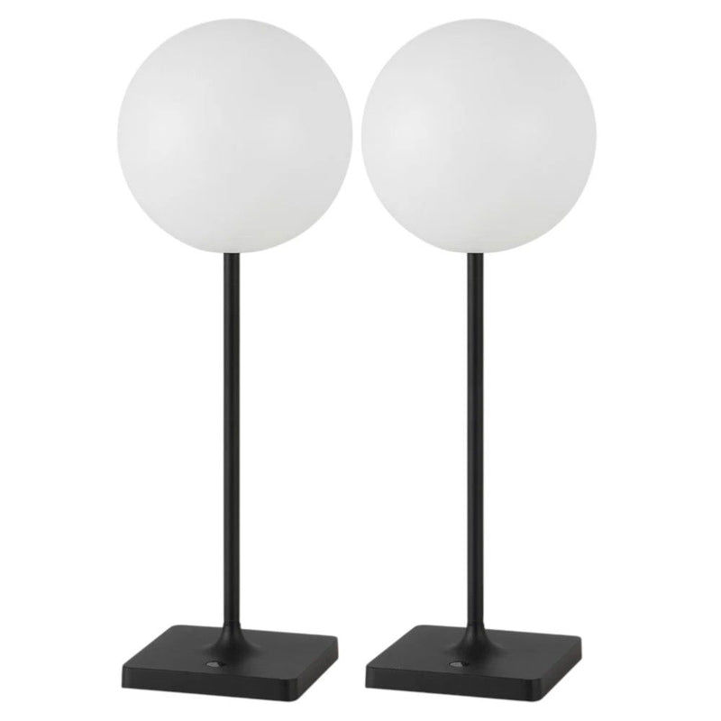 USB Table Lamps (Set of 2) - Black
