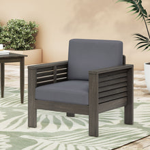 Load image into Gallery viewer, Slat Design Club Chairs With Cushions
