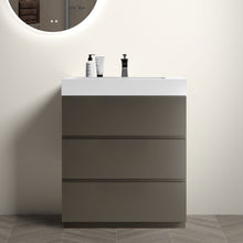 Load image into Gallery viewer, Alice - Bathroom Vanity With Sink, Large Storage Freestanding Bathroom Vanity For Modern Bathroom, One-Piece Sink Basin Without Drain And Faucet
