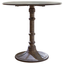 Load image into Gallery viewer, Round Dining Table &amp; Pedestal Base - Brown
