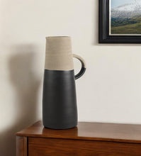 Load image into Gallery viewer, Decorative Jug - Black / Natural
