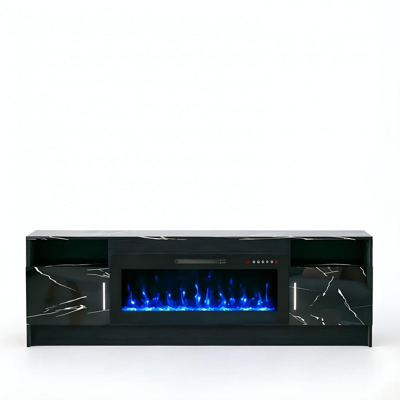 Fireplace TV Stand With Fireplace (734210) - Black