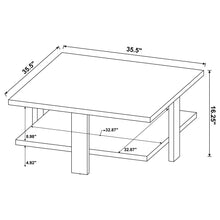 Load image into Gallery viewer, Runnion - Square Coffee Table - Light Brown

