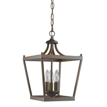Load image into Gallery viewer, Vintage Metal Tapered Hanging Light - Brown
