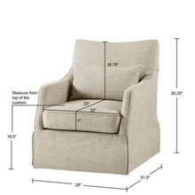 Load image into Gallery viewer, Traditional Design London Skirted Swivel Chair
