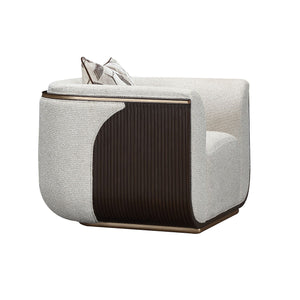 West Kensington - Matching Chair - Buff / Medium Espresso