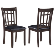 Load image into Gallery viewer, Lattice Back Side Chairs (Set of 2)
