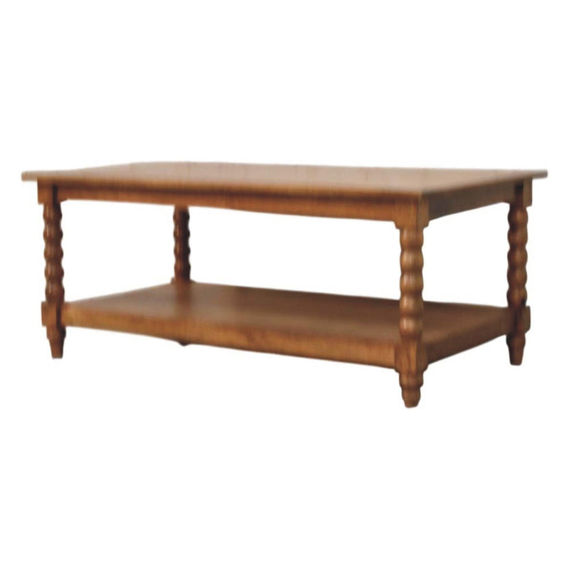 Table With 10 - Brown