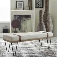 Load image into Gallery viewer, Karis - Upholstered Accent Bench - Beige
