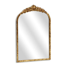 Load image into Gallery viewer, 16" Metal Arch Accent Mirror - Gold
