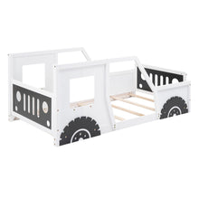 Load image into Gallery viewer, Classic Car Shaped Platform Bed With Wheels

