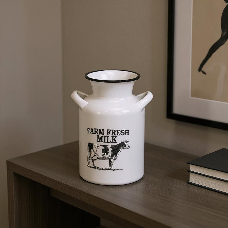 Jug Vase (483199) - Black / White
