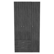 Load image into Gallery viewer, Grainy Oak Two Drawer Combo Dresser - Gray
