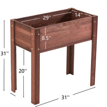 Load image into Gallery viewer, Raised Garden Bed With Legs, Elevated Planter Box For Outdoor Plants
