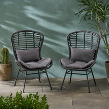 Load image into Gallery viewer, Calypso - Outdoor Chair With Water Resistance Cushion And Iron Frame
