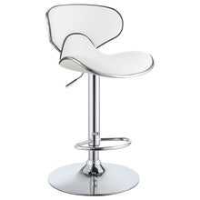 Load image into Gallery viewer, Edenton - Upholstered Adjustable Bar Stool (Set of 2) - White
