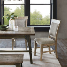 Load image into Gallery viewer, Dining Side Chair With Cushioned Seats And Backs (Set of 2) - Cream / Gray
