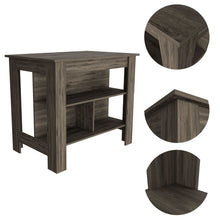 Load image into Gallery viewer, 41" Island For Kitchen With Storage - Brown
