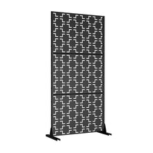 Load image into Gallery viewer, Three Panel Screen Room Divider (720214) - Black
