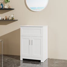Load image into Gallery viewer, Sink Bathroom Vanity Laundry Cabinet Combo - White
