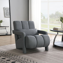 Load image into Gallery viewer, Modern Upholstered Accent Chair, Comfortable Fabric With A Pillow For Living Room

