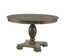 Load image into Gallery viewer, 48" Wood Pedestal Base Round Top Dining Table - Gray

