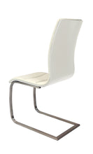 Load image into Gallery viewer, Upholstered Dining Side Chairs (Set of 2) - White / Silver
