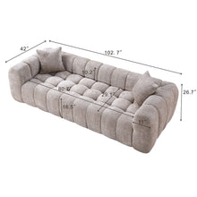 Load image into Gallery viewer, Marshmallow Cloud Compressed Sofa Oversized With 2 Cushions
