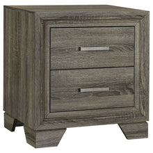 Load image into Gallery viewer, Funston - 2 Drawer Nightstand - Brown Oak
