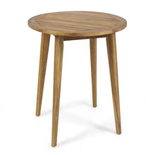 Load image into Gallery viewer, Stamford - Modern Outdoor Bistro Table With Water Resistant - Teak
