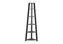Load image into Gallery viewer, Five Tier Corner Bookcase - Gray
