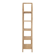 Load image into Gallery viewer, Five Tier Arched Top Bookcase - Natural
