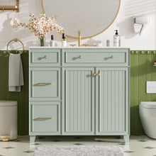 Load image into Gallery viewer, Bathroom Vanity With Sink, Soft Close Doors, Adjustable Shelves
