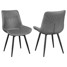 Load image into Gallery viewer, Tufted Swivel Side Chair (Set of 2) - Gray

