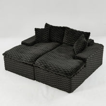 Load image into Gallery viewer, Double Chaise Lounge With Full Compressed Sponge
